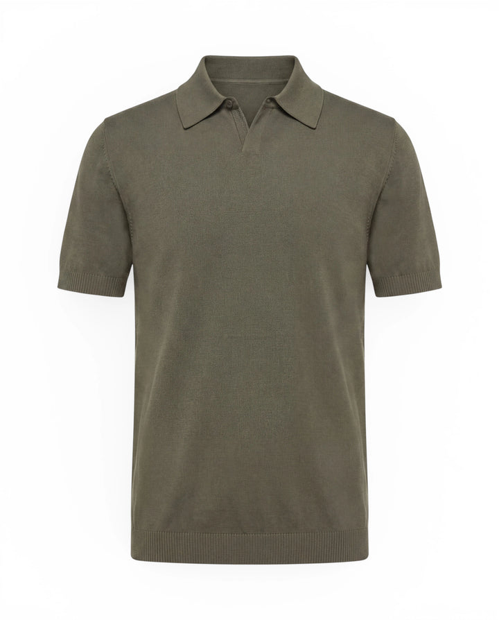 Fine Knit Polo aus EcoTang™️ Viskose-Mix