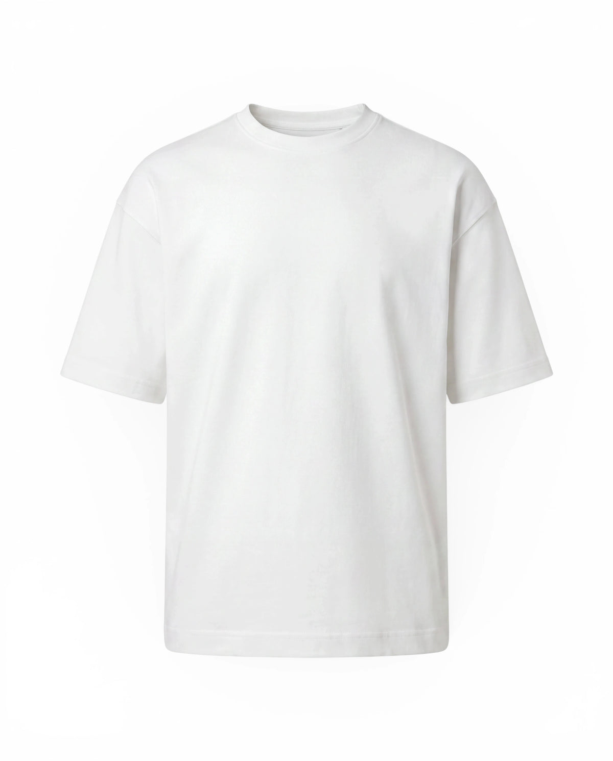 LUPO – Oversize Back-Embroidered T-Shirt – White