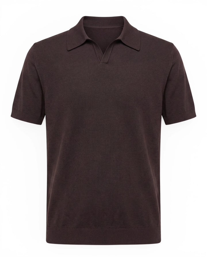 Fine Knit Polo aus EcoTang™️ Viskose-Mix