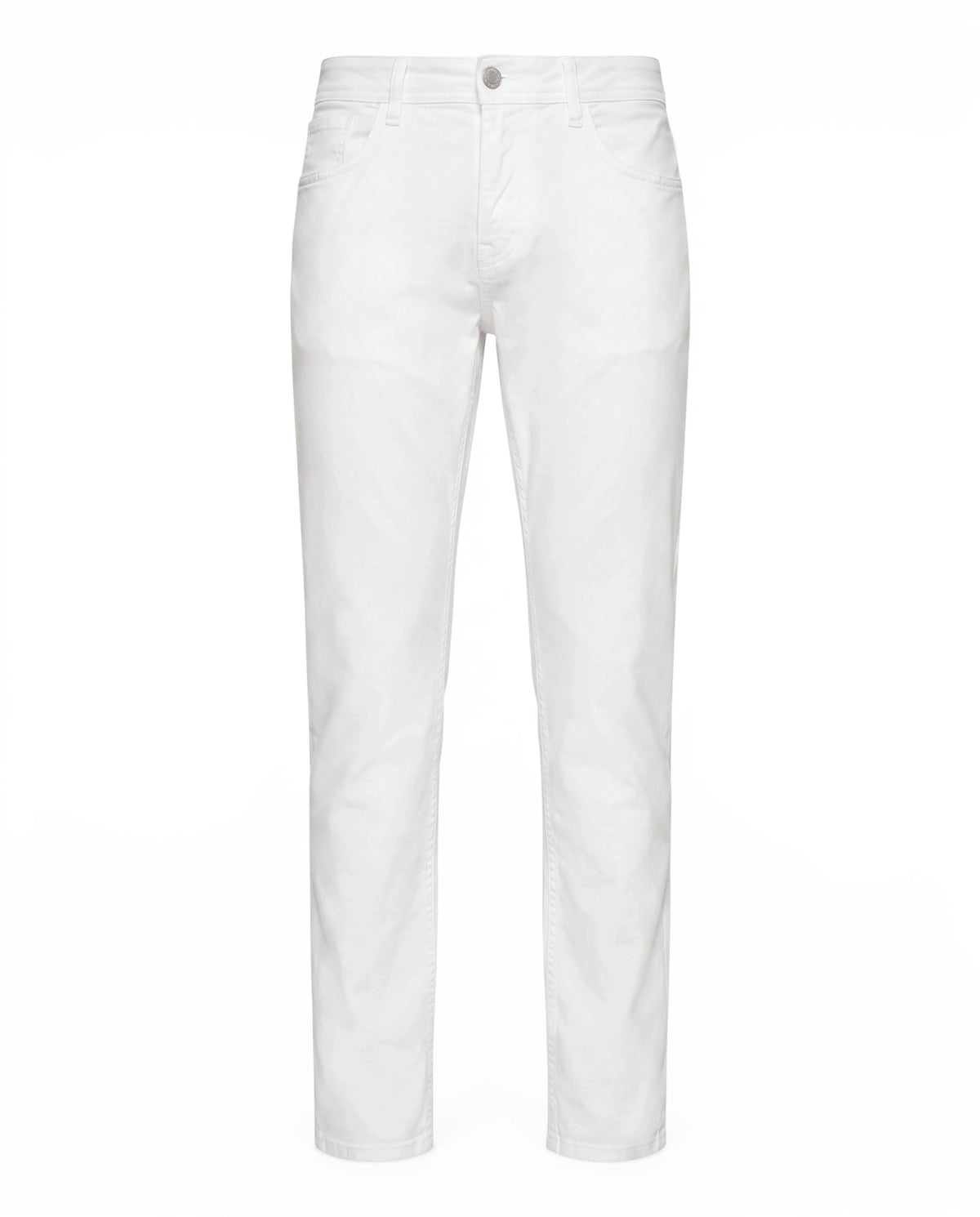 Regular Fit 5-Pocket Trousers – White