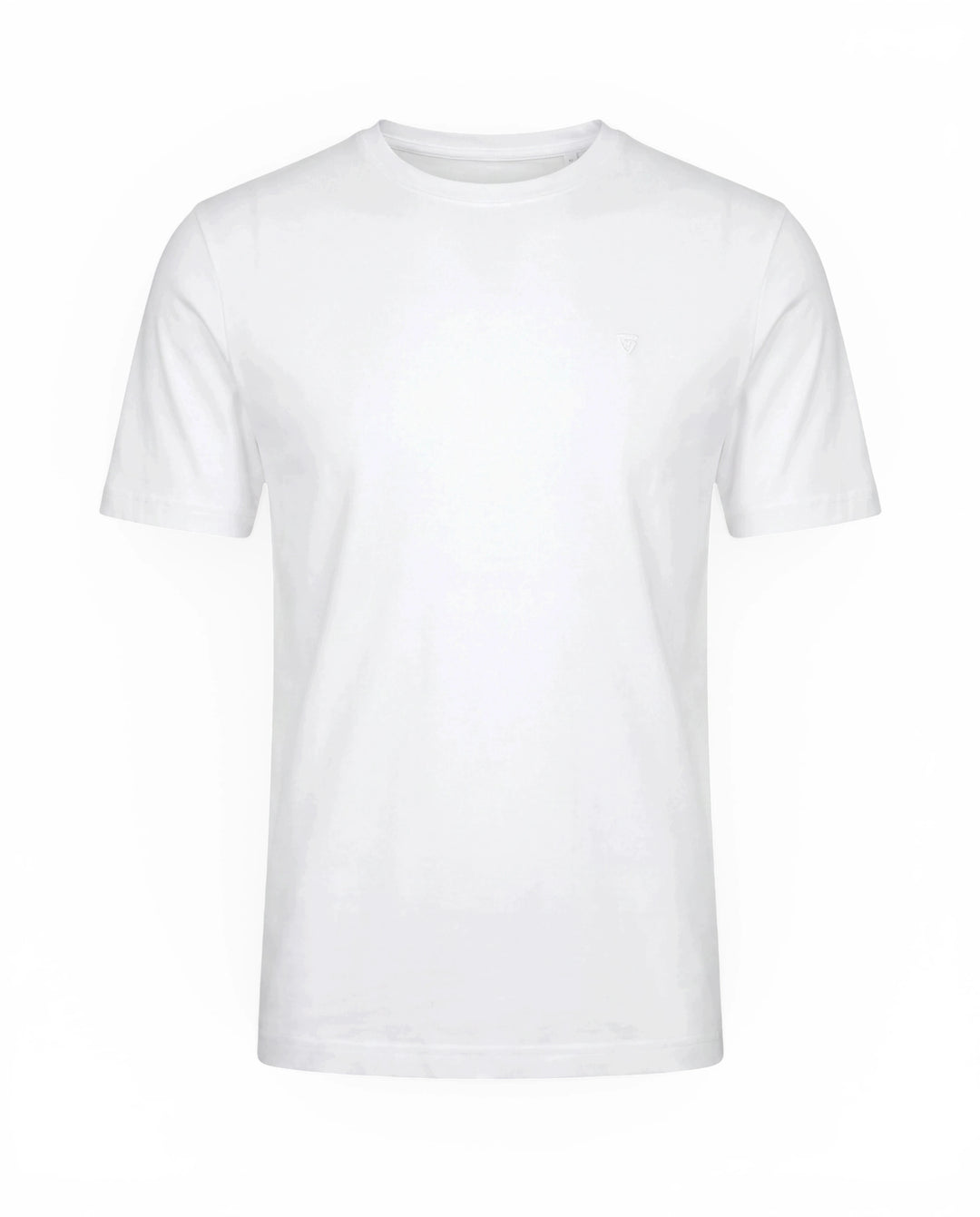 Mercerized Premium T-Shirt mit Signature-Stickerei#farbe_optic-white